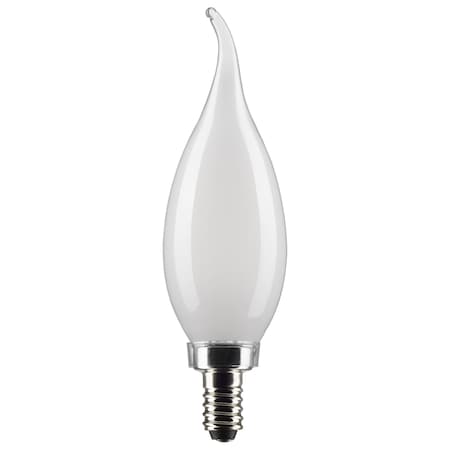 4 Watt CA11 LED Lamp, Frost, Candelabra Base, 90 CRI, 5000K, 120 Volts